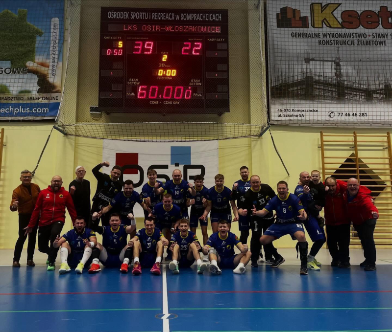 Zapowiedź 13. kolejki II ligi mężczyzn: niepokonane Komprachcice jadą do Oleśnicy