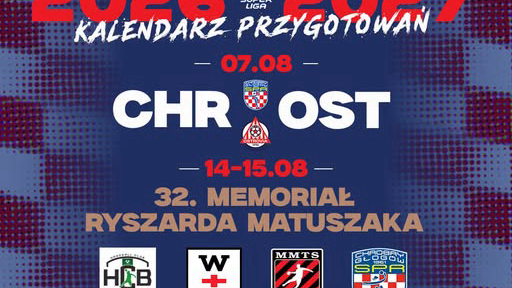 Chrobry z gotowym kalendarzem gier kontrolnych. W planach memoriał i trzy sparingi