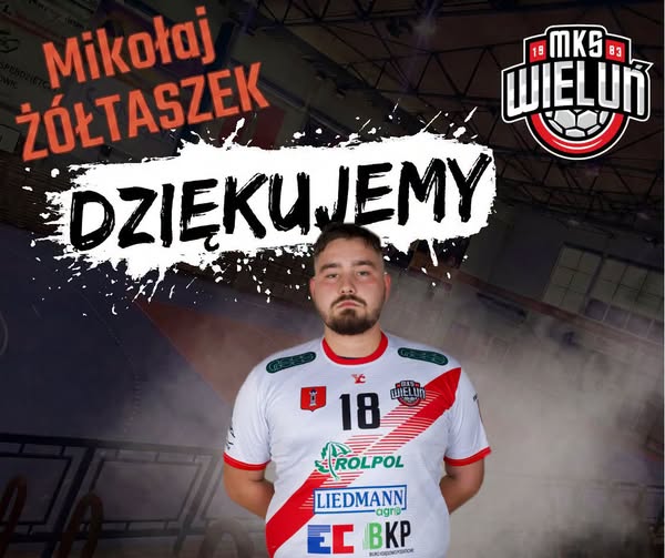 Mikołaj Żółtaszek kończy karierę. Wieloletni zawodnik MKS Wieluń schodzi z parkietu