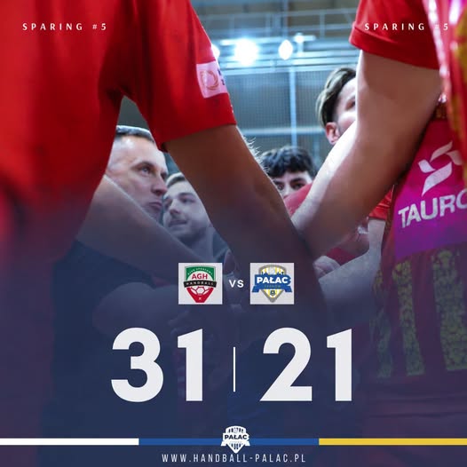 Handball Pałac Tarnów przegrał ostatni sparing. 21:31 z AZS AGH Kraków