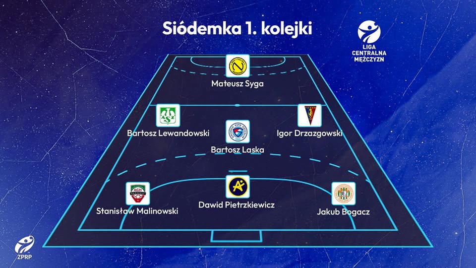 Bartek Lewandowski w najlepszej siódemce 1. kolejki Ligi Centralnej
