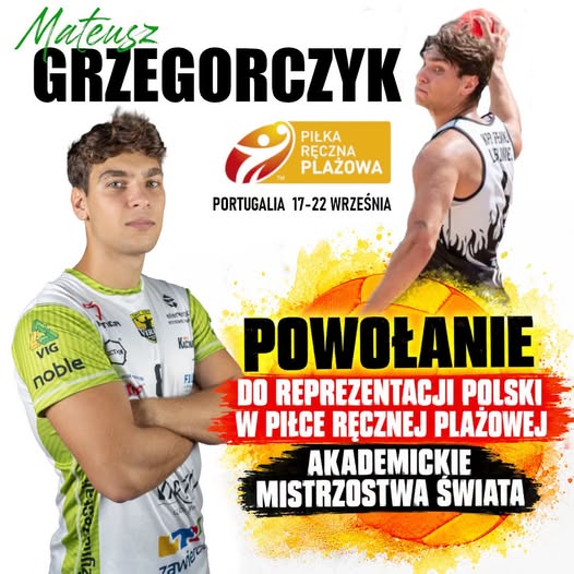 Wychowanek Viretu Zawiercie zagra na Akademickich Mistrzostwach Świata w piłce ręcznej plażowej