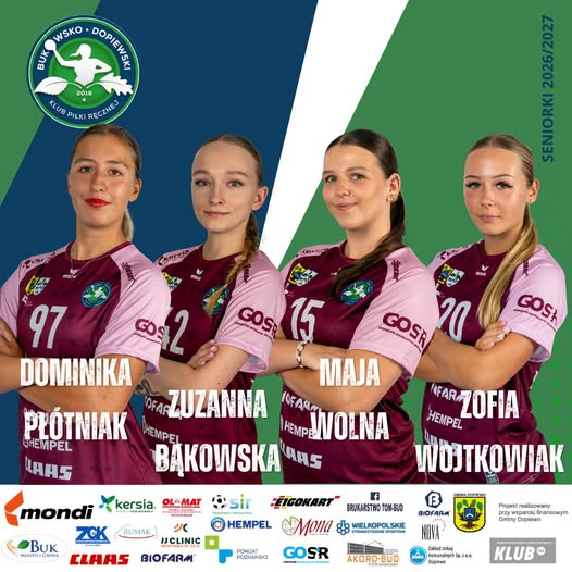 Cztery zawodniczki zostają w Bukowsko-Dopiewskim KPR. Wśród nich reprezentantka Polski