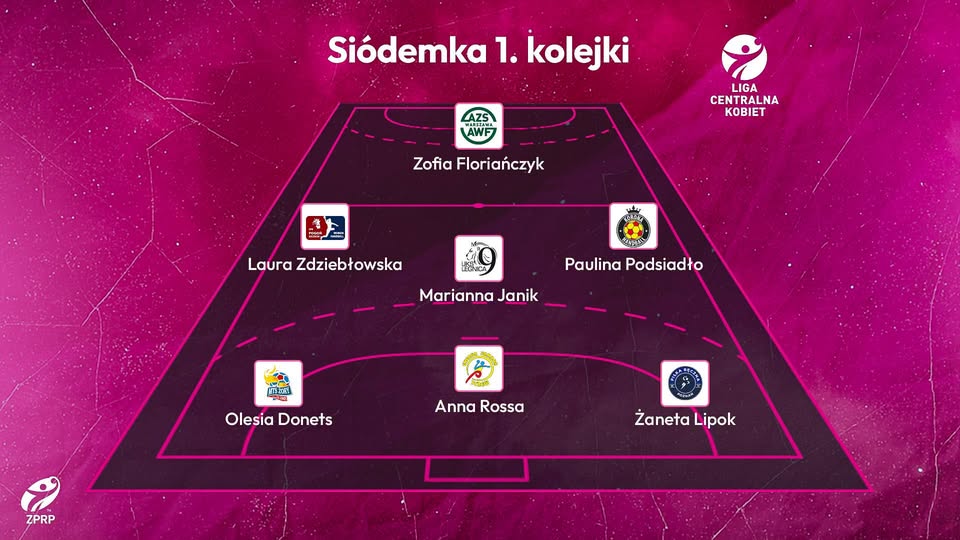 Marianna Janik w najlepszej siódemce 1. kolejki Ligi Centralnej Kobiet