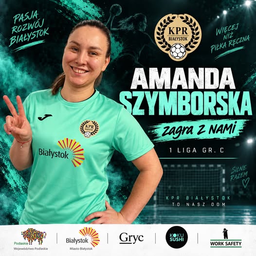 Amanda Szymborska wzmacnia KPR Białystok. Królowa strzelczyń w beniaminku I ligi
