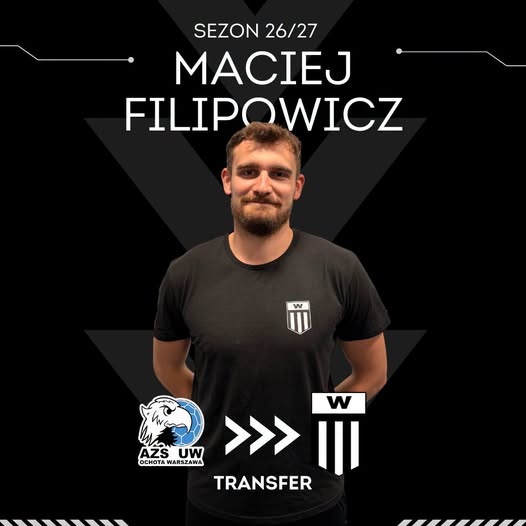 Maciej Filipowicz wzmacnia obrót KS Warszawianka