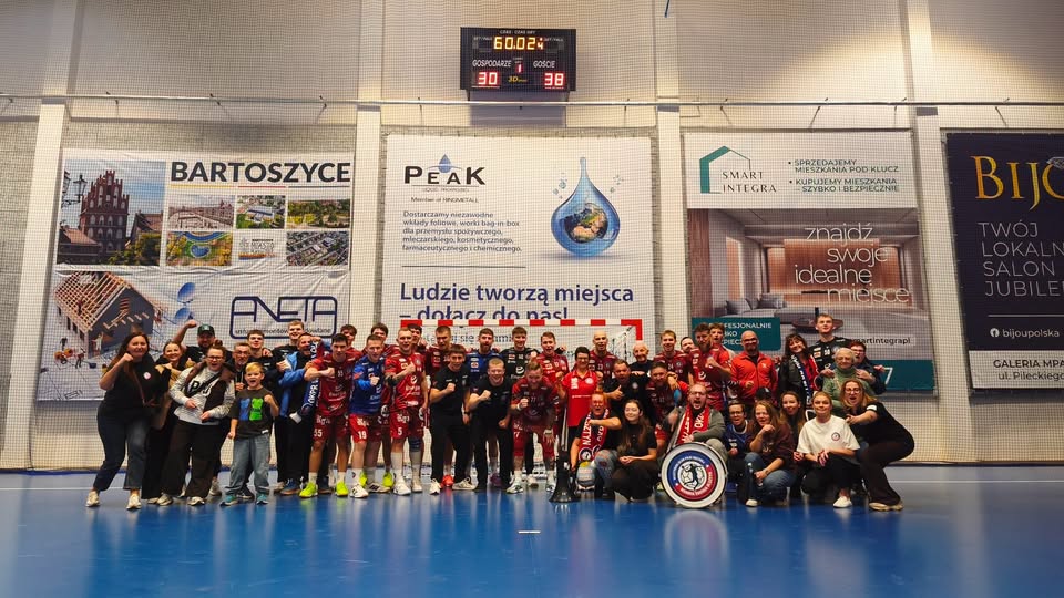 Warmia Olsztyn dopisała kolejne trzy punkty - 38:30 w Bartoszycach
