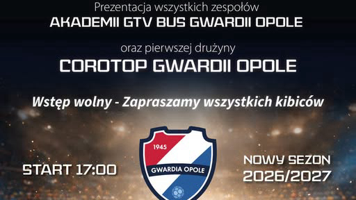 Gwardia zaprasza na wielkie otwarcie sezonu. Prezentacja drużyn i koncert w Stegu Arenie