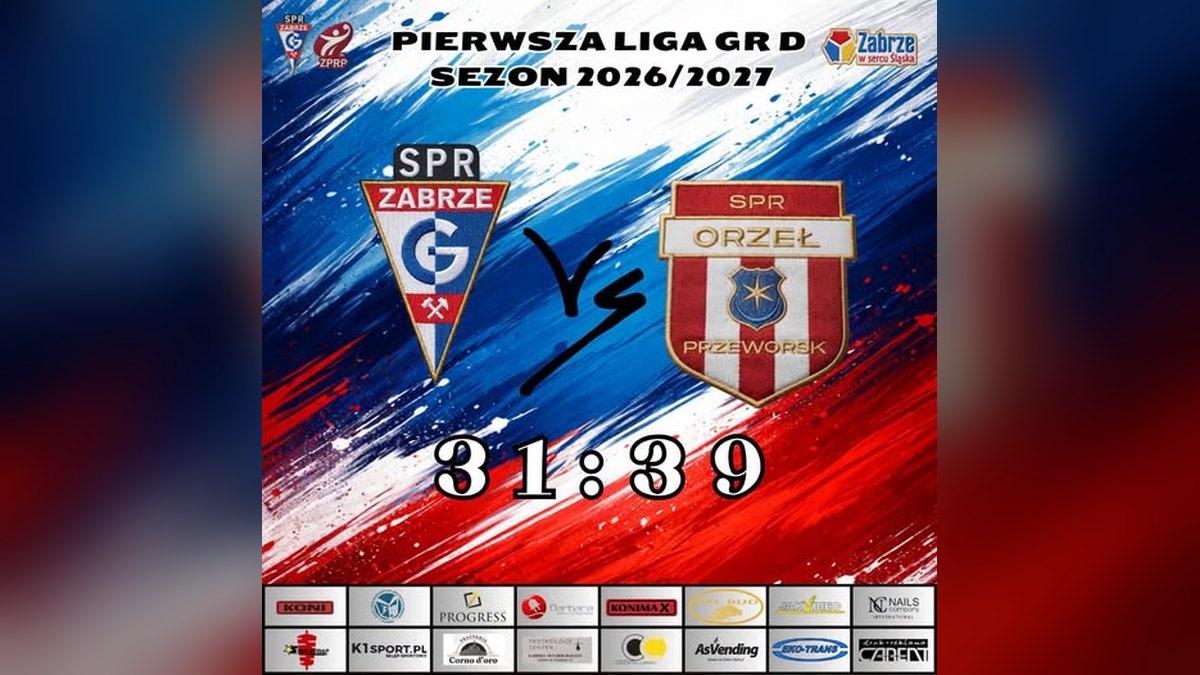 Orzeł Przeworsk pokonał Górnika Zabrze 39:31 i pozostaje liderem I ligi grupy D