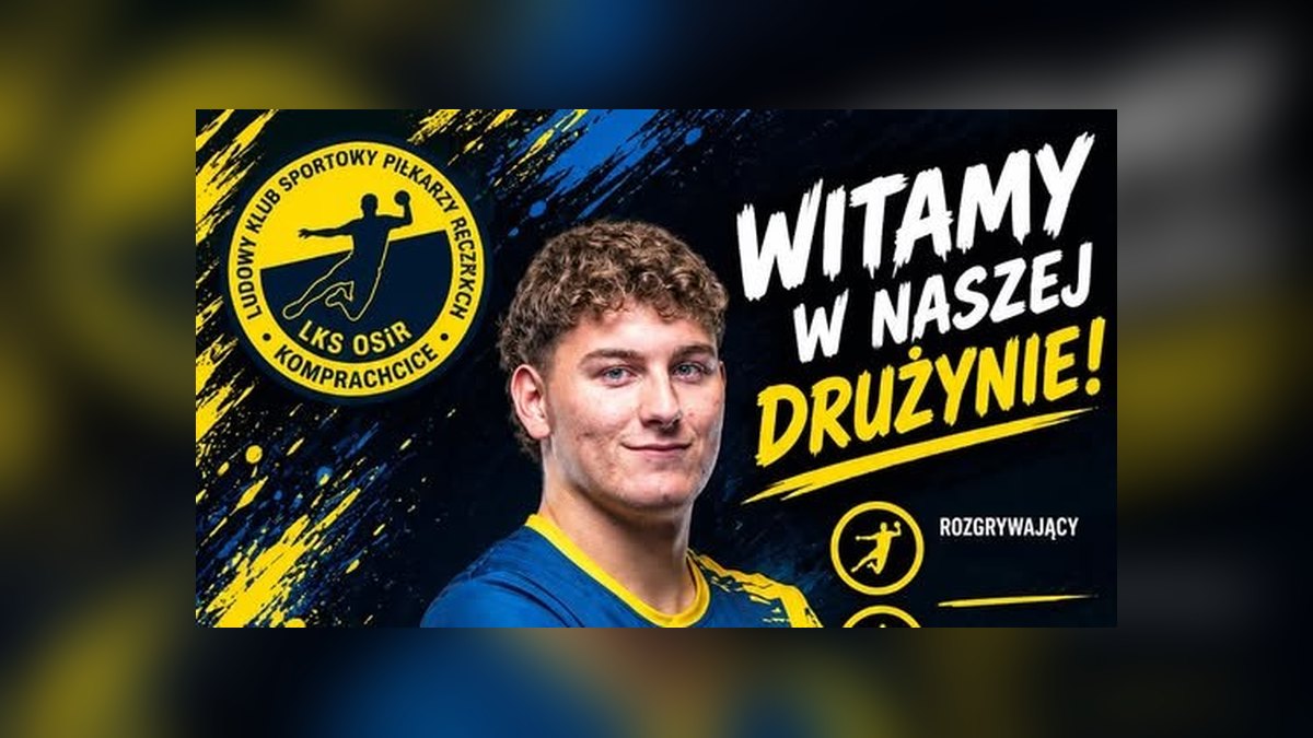 Szymon Tkacz i Patryk Janiuk grają w LKS OSiR Komprachcice. Beniaminek I ligi potwierdza dwóch rozgrywających