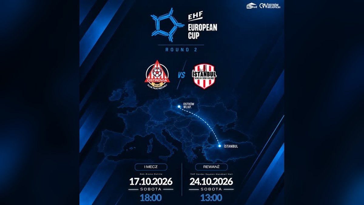 KPR Ostrovia w Pucharze Europy EHF. Pierwsze starcie z tureckim İstanbul Gençlik 17 października