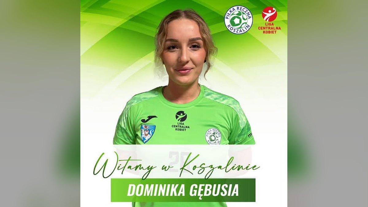 Dominika Gębusia nową zawodniczką Piłki Ręcznej Koszalin