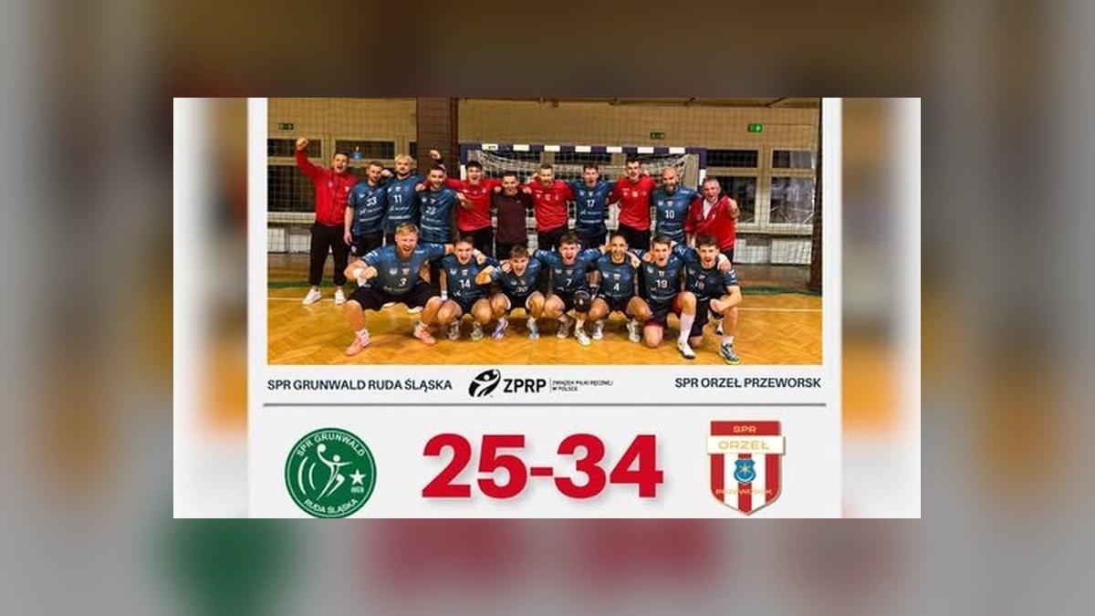 Orzeł Przeworsk wygrał w Rudzie Śląskiej i ma komplet siedmiu zwycięstw. I liga mężczyzn, grupa D