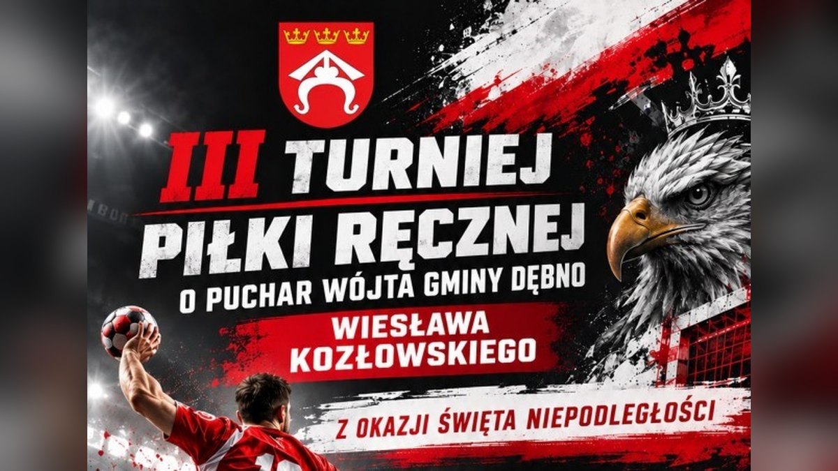 III Turniej Piłki Ręcznej o Puchar Wójta Gminy Dębno. Zapisy do 3 listopada