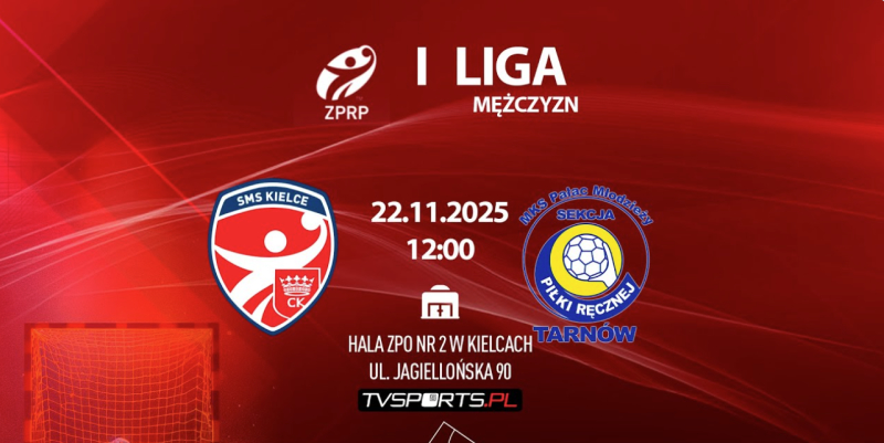 I liga gr. D: SMS ZPRP II Kielce - Handball Pałac Tarnów [TRANSMISJA, LIVE]
