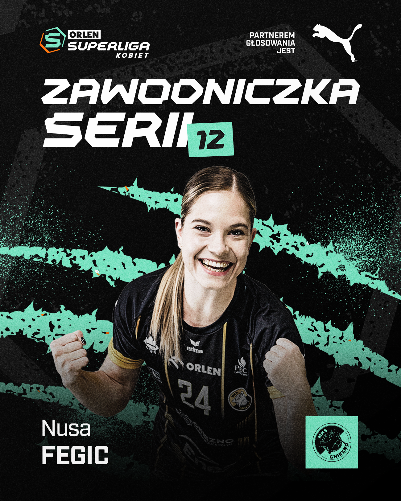 Nusa Fegic z tytułem Zawodniczki Serii! Rozgrywająca MKS-u błyszczała w końcówce roku