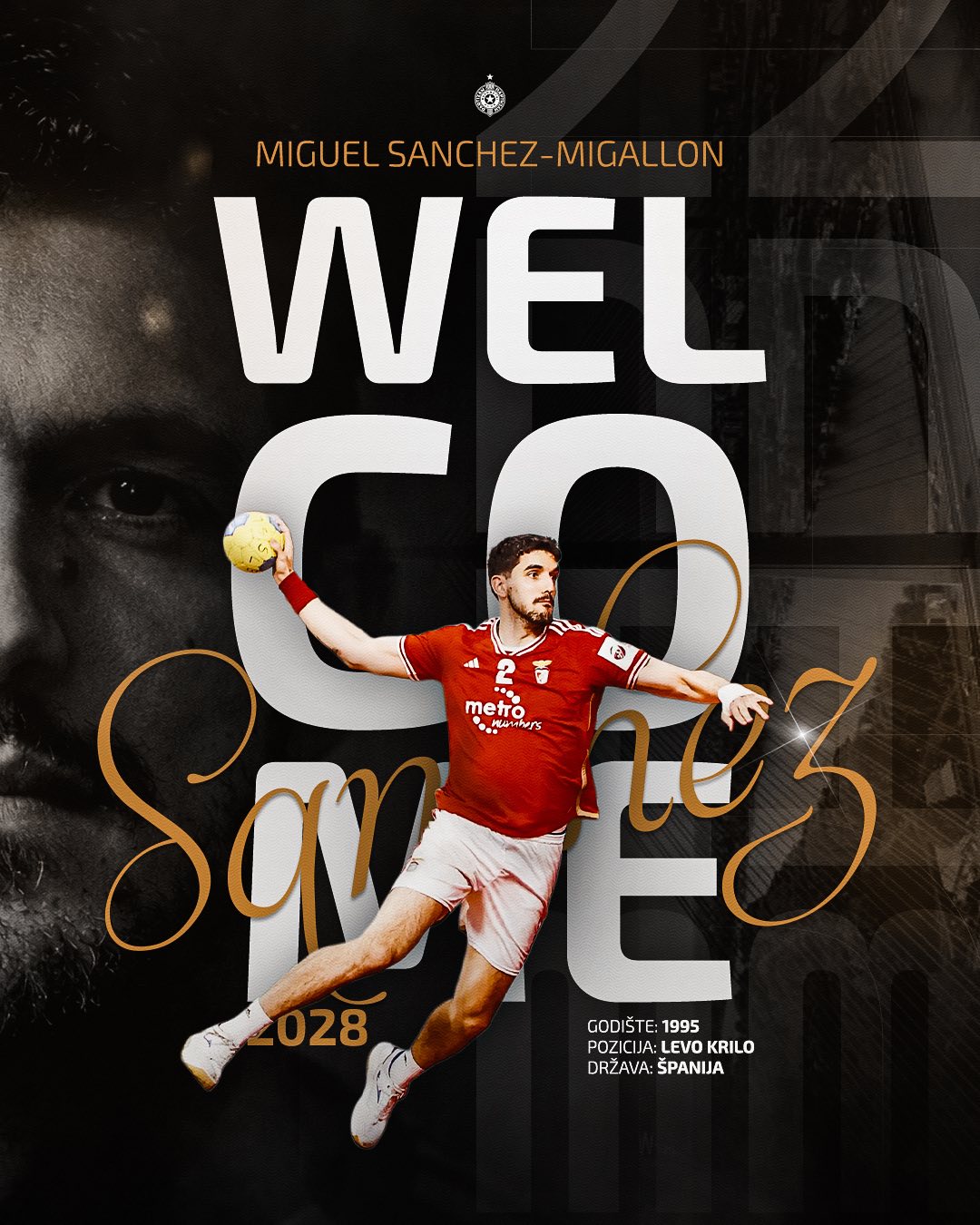 Mistrz olimpijski Sánchez-Migallón nowym skrzydłowym Partizana Belgrad