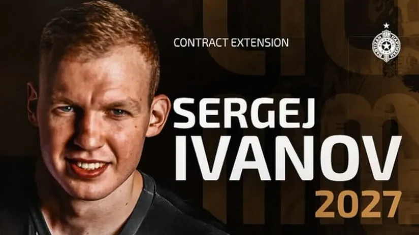 Ivanov przedłuża kontrakt z Partizanem. Ros zostaje w Belgradzie