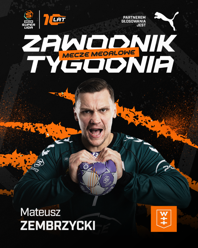 Zembrzycki MVP meczów medalowych! Bramkarz Wybrzeża zbudował mur po brąz