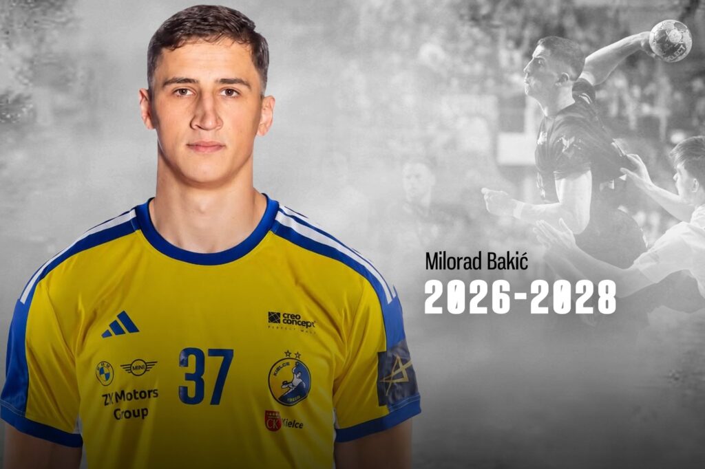 Mistrz Polski wzmacnia się reprezentantem Czarnogóry. Bakić w Kielcach do 2028 roku