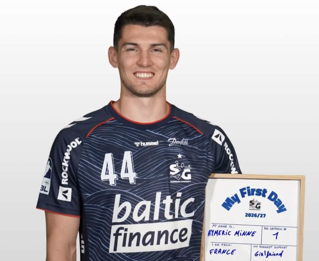 Aymeric Minne zaczyna nowy rozdział w Flensburgu z numerem 44