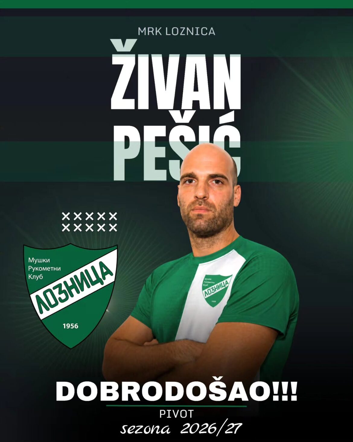 Loznica gra poważnie - do klubu dołączył doświadczony reprezentant Serbii Żivan Pešić