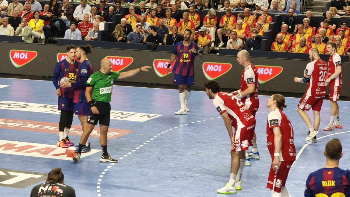 Liga Mistrzów: Aalborg rozgromił Celje, Barcelona wygrywa jedną bramką w Montpellier