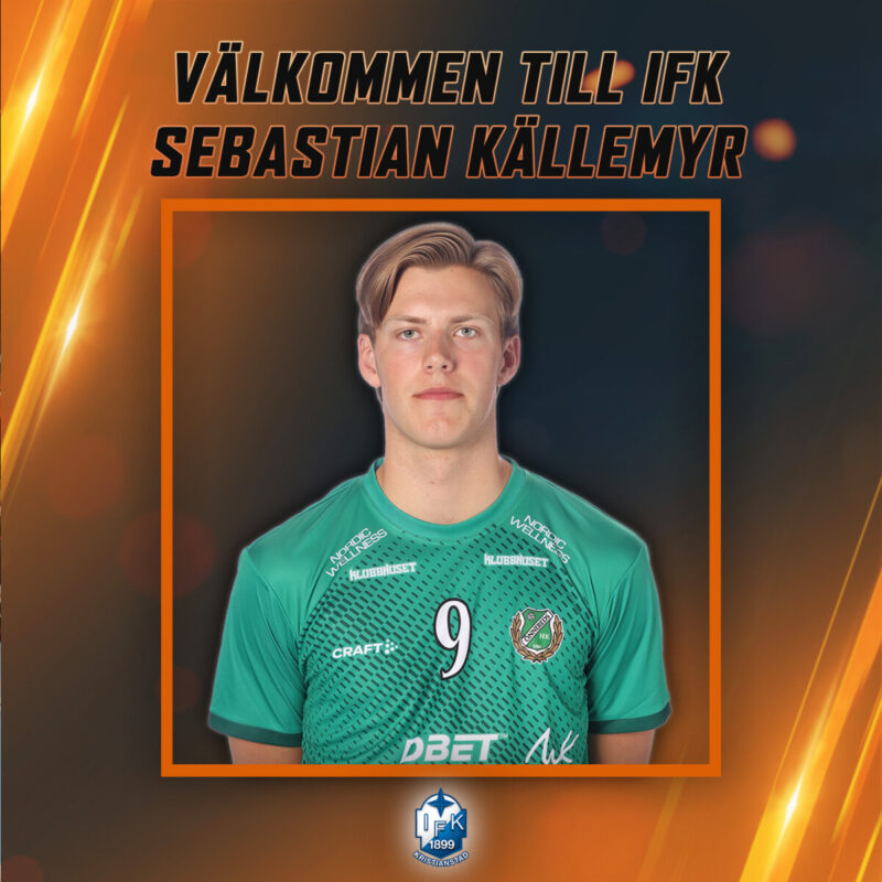 IFK Kristianstad wzmacnia się kolejnym talentem - Sebastian Källemyr podpisał kontrakt