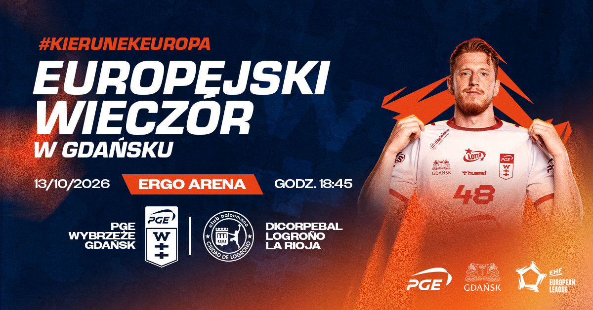 Wybrzeże Gdańsk zagra z hiszpańskim Logroño w Lidze Europejskiej EHF