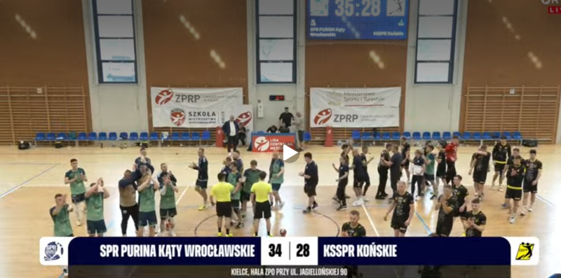 Purina otwiera Turniej Mistrzów zwycięstwem. Kąty Wrocławskie pokonały KSSPR Końskie 35:28
